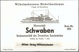 Plan PassengerShip Schwaben - WILHELMS